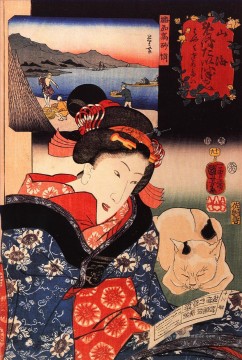  frau - Frauen 9 Utagawa Kuniyoshi Ukiyo e